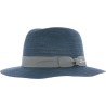 Chapeau grand bord uni en paille papier cousue