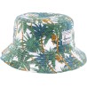 bob herman en coton, motif tropical palmiers