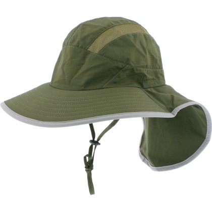 Sport hat, wide rim to protect the neck with jugular, UPF50