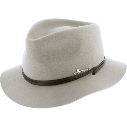 chapeau feutre femme cordon imitation cuir