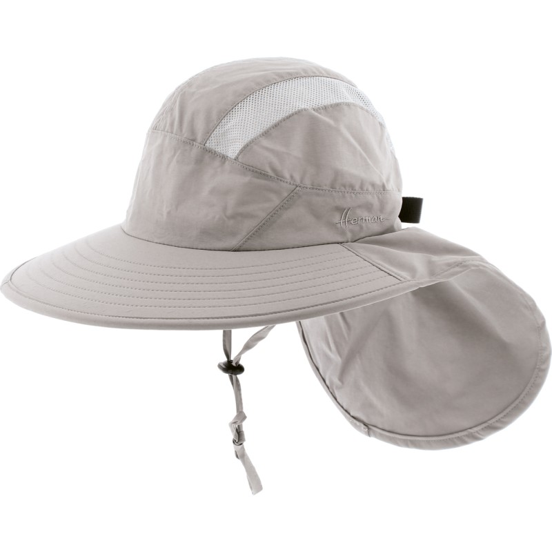 Sport hat, wide rim to protect the neck with jugular, UPF50