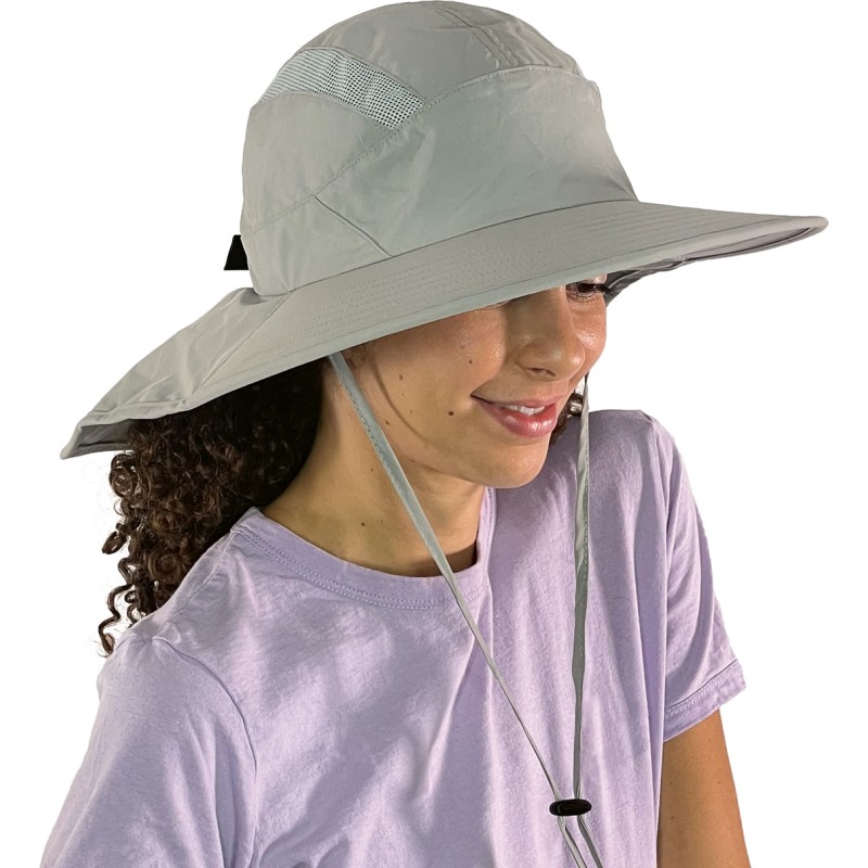 Sport hat, wide rim to protect the neck with jugular, UPF50