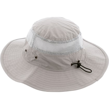 Chapeau sport, large bord,avec jugulaire, mesh tout autour, UPF50