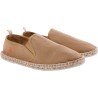 Plain color cotton espadrilles, with comfortable cotton fabric insole,