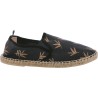 Espadrille motif plante feuille