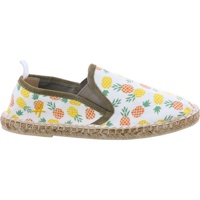 Espadrille à motif ananas