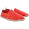 Espadrille adulte coloris rouge corail