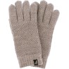 gants femme en maille avec fil lurex et doublure en teddy plush