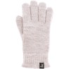 Gants femme en maille unie doublés en teddy plush