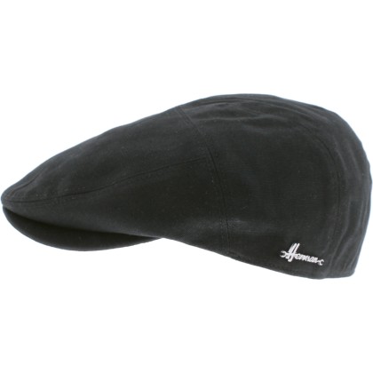 Casquette homme impermeable en coton huilé