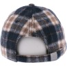 Casquette de forme baseball en tartan