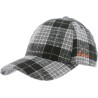 Casquette de forme baseball en tartan