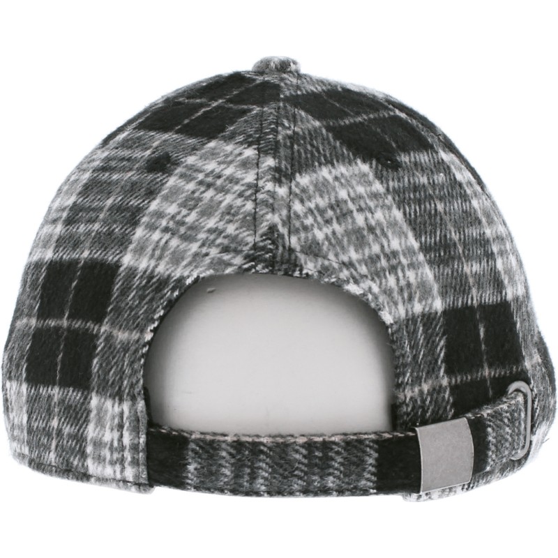 Casquette de forme baseball en tartan