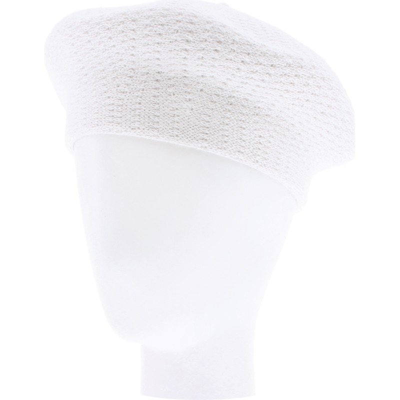 beret herman coloris blanc