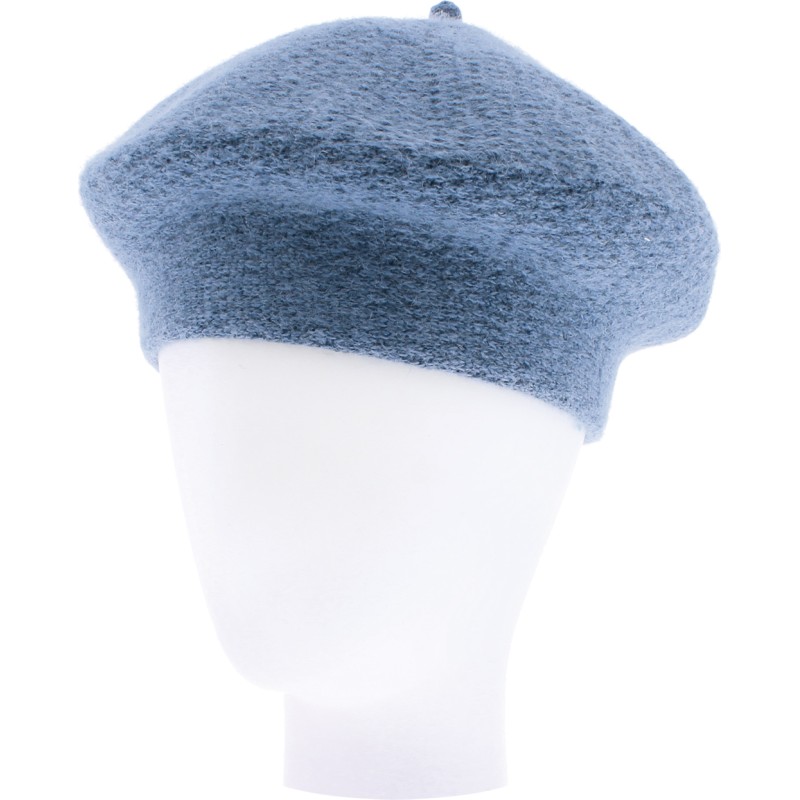 beret femme en acrylique et angora