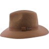 Chapeau imperméable grand bord en coton huilé