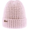 Adult plain ribbed cuffed beanie