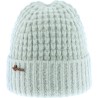 Adult plain ribbed cuffed beanie