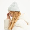 Adult plain ribbed cuffed beanie