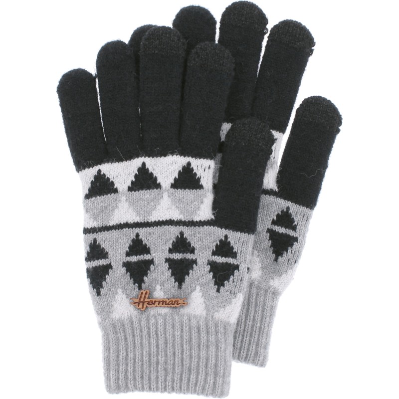 gants du set avec bonnet pompon et echarpe