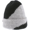 bonnet hiver femme bicolore avec revers