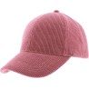 Casquette forme baseball, en velours