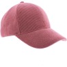 Casquette forme baseball, en velours