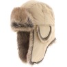 Faux fur hat, with 2 closing positions