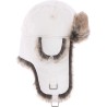 Faux fur hat, with 2 closing positions