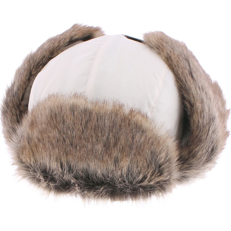 Faux fur hat, with 2 closing positions