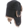 Faux fur hat, with 2 closing positions