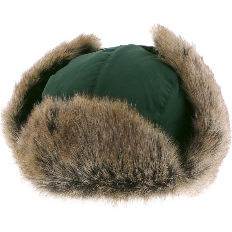 Faux fur hat, with 2 closing positions