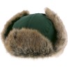 Faux fur hat, with 2 closing positions