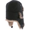 Faux fur hat, with 2 closing positions