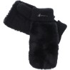 Glove with fake fur