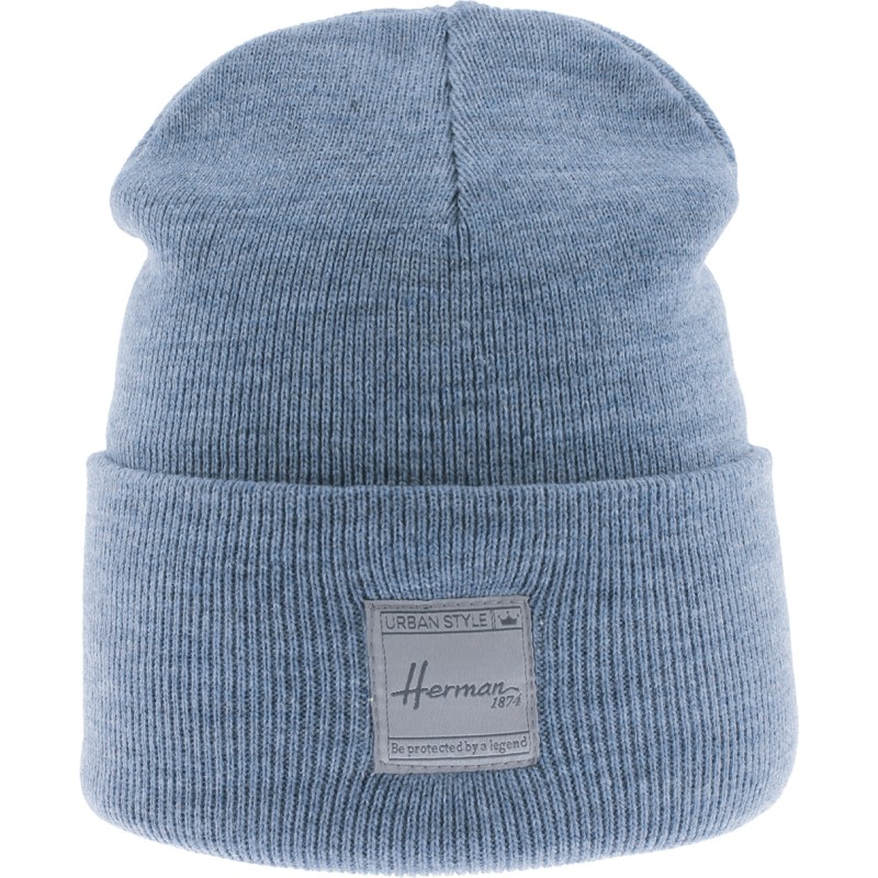 Straight turn-up beanie