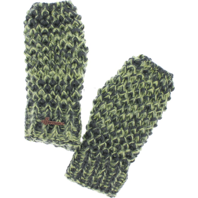 mitaines en maille tricot, gants sans doigts