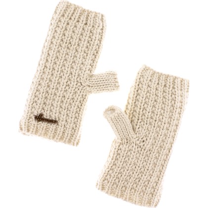 mitaines en tricot, coloris beige creme