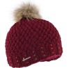 bonnet femme pompon fausse fourrure