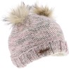 bonnet enfant double pompon