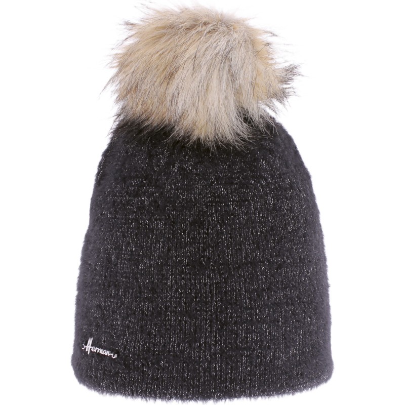 bonnet pompon hiver