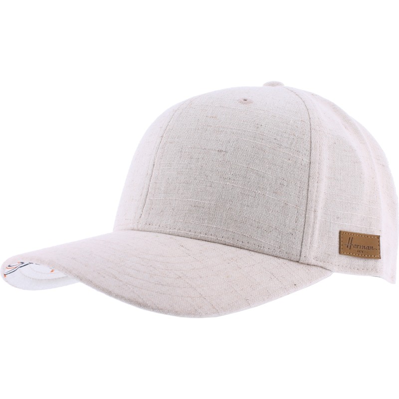 Casquette baseball beige