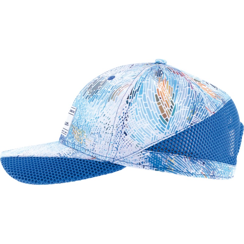 Pattern  baseball cap and plain mesh with velcro closing