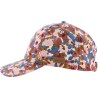 Flower pattern baseball cap. Velcro closing