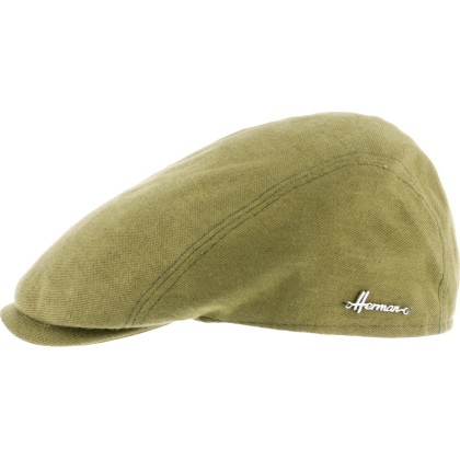 Plain color flat cap in bamboo