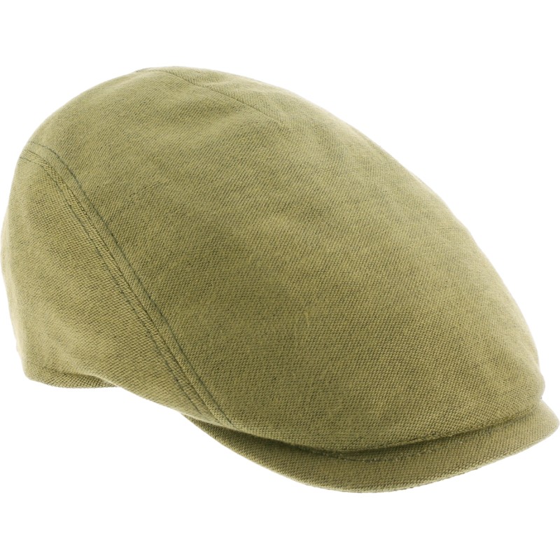 Plain color flat cap in bamboo