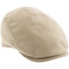 Plain color flat cap in bamboo