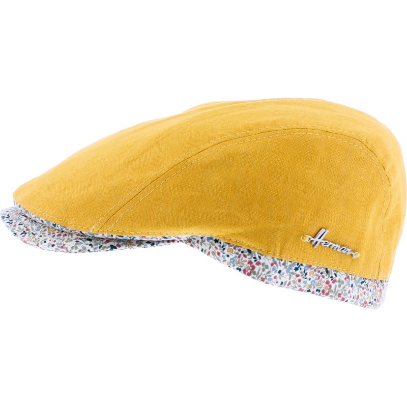 casquette jaune moutarde homme