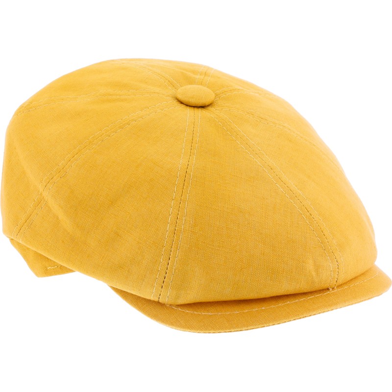 casquette jaune ocre