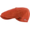 casquette gavroche homme rouge rouille